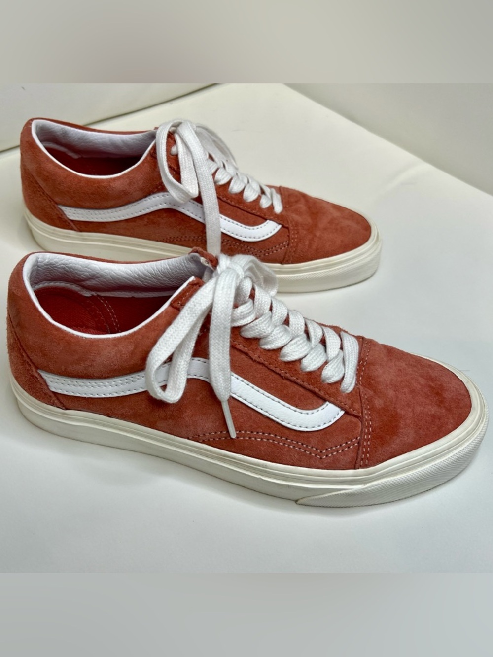 Vans Premium Old Skool Shoe Burnt Brick Men’s 6.5 women’s 8 lace up unisex